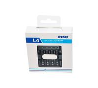 Caricabatterie XTAR L4 Per Batterie AA/AAA Litio E NiMh Ricarica Intelligente