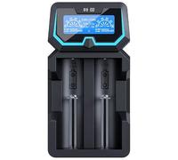 XTAR X2 - Caricatore rapido Li-Ion/Ni-MH, 2 slot
