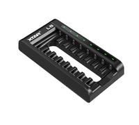 Caricabatterie XTAR XTA-L8 8 Slot per Batterie AA AAA Li-ion NiMH USB Tipo C