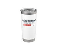 Caricamento del commento sarcastico Attendi Bicchiere termico in acciaio inox doppia parete