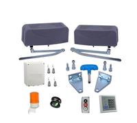 Caricamento di 400 kg for foglia Apri cancelli automatici articolati GSM Manovella Apri cancelli battenti Tipo di cerniera Motore for cancelli battenti Comoda apertura della porta(Kit 4)