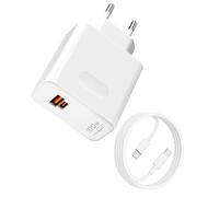 Caricatore 100W SuperCharge USB-C con Cavo Tipo C 6A 1 m per HONOR 400/200 Pro/200 Lite, Magic7 Pro, Magic6/Magic6 Lite, X6b/X7b/X8a/X8b/90/70 Lite/X9b, Compatibile con Huawei P60 Pro/Mate 60 /Pura 70