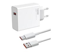 Caricatore 120W Rapido USB per Xiaomi 14T Pro 14 Ultra 13TPro 12TPro 11TPro 13 Lite POCO X7Pro 12S Ultra Redmi Note 14Pro 13Pro 12 5G con Cavo USB-C 1M Caricabatterie Turbo Adattatore