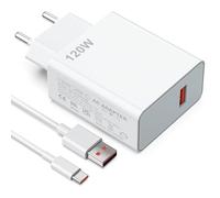 Caricatore 120W USB C Caricabatterie per Xiaomi 15 Ultra 14 14T 13 12 12S Pro 11 10, Redmi K70 K60 Ultra, Redmi Note 14 13 12 11 10 Pro+ 5G, Poco F7 Ultra F6 F5 F4 GT Adattatore Turbo Hyper Charger