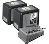 Caricatore + 2 batterie 36 V 6,0 Ah Starter Kit Batteria Power + 36/60