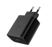 Caricatore 45W compatibile per S22 Ultra/S22+/S21 Ultra/Tab S8/Tab S8 Ultra/Tab S7/Tab S7 FE/Galaxy Book2 Pro/i Pad Pro 12.9/Pad Air4 Samneer Caricabatterie USB C - Nero
