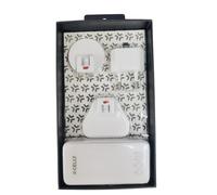 Celly TCTRAVELUNI65W, Caricabatterie Universale Da Viaggio, Ricarica Veloce con Tecnologia GaN, Presa Multipla Salvaspazio, Presa USB-C e USB-A, Adattatore Universale EU/UK/AUS/US