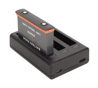 Caricatore a 3 canali per batteria Insta 360 X3 con batteria da 1800mAh e cavo Type-C