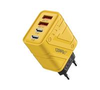 Caricatore a blocco, blocco USB | Blocco di ricarica multiporta tipo C con presa a muro,Blocco caricabatterie rapido da parete USB C, caricatore multiporta da 12 W per tablet cellulari