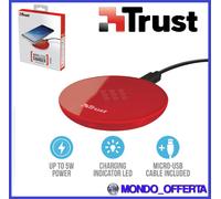 CARICATORE A CONTATTO CARICABATTERIA WIRELESS SMARTPHONE SAMSUNG IPHONE XIAOMI
