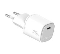 Celly, Caricatore USB-C, Caricabatterie Portatile da 25W con Tecnologia GaN, Compatibile con Vari Modelli dei Maggiori Produttori