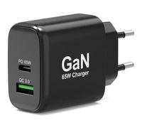 Caricatore a Muro GaN 65W USB-C PD + USB-A Port Designs 902104EU
