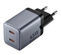 Caricatore a Muro GaN Vention TZ-FCDH0-EU 45W USB-C + Cavo USB-C 1m