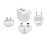 Caricatore a muro USB StarTech.com USB2PACWH 2 porte 17W bianco