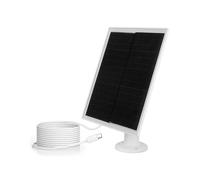 Caricatore A Pannello Solare da 10 W 5 V per Telecamere di Sicurezza Esterne, Telecamere A Batteria Ricaricabile, Impermeabile IP65, Tipo C