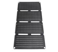 Caricatore a Pannello Solare Pieghevole da 80 W con Ricarica Rapida 12 V 5 V QC Doppia Uscita USB per Telefoni Tablet Impermeabile per Campeggio Escursionismo Zaino in Spalla,