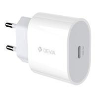 Caricatore ac/usb type-c devia 1 uscita 3a 20w pd rapido bianco