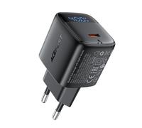 Caricatore ACEFAST GaN PD40W con Display Digitale e Spina EU per Ricarica Rapida iPhone 17 16, Adattatore da Parete PD Quick Charge per Samsung S25 26