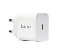 Caricatore Adattatore Universale Vultech CC-120PDCUGWH 1 Porta Type-C PD20 QC 3.