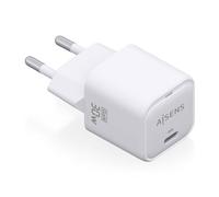 Caricatore Aisens GaN 30W USB-C PD3.0 QC4.0 Bianco Compatto