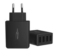 Caricatore Ansmann HC430 4 Porte USB 2.0 Nero