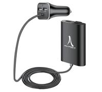 Caricatore auto Akashi ALTCARCH4USB 4 porte USB ricarica rapida 7,3A nero