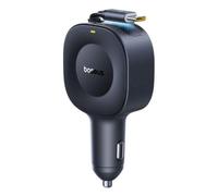 Caricatore Auto Baseus PrimeTrip VR2 con Cavo Retrattile C+C 30W Nero Cosmico