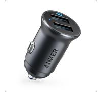 Caricatore Auto Mini 24W 4.8 A Doppia USB Metallo Adattatore Auto PowerDrive 2