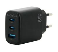 Caricatore Auto Mobilis 45W 2 Porte USB-C e USB-A Nero