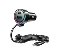 Caricatore auto SiGN 90W 3-in-1 USB-C ricarica rapida compatto