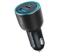 Caricatore Auto Thomson Gan 95W 2x USB-C PD 65W 30W USB-A QC 3.0