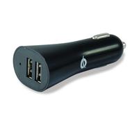 Caricatore Auto USB Conceptronic 2 Porte 4,2 A Nero