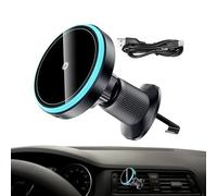 Caricatore 'auto Wireless - Porta 'auto Di Ricarica Wireless Magnetica - Supporto Per Cellulare Automatico | Dispositivo Di Ricarica Rapida Magnetica Da 15 W Per Camion Per Veicoli Della Berli