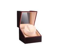 Caricatore automatico per orologi automatici, motore silenzioso, alimentato a batteria o adattatore CA per uomo, Ebano, Arte Decor