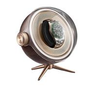 Caricatore Automatico per Orologi Singoli con Motore Silenzioso, Scatola Girevole per Orologi, Scatola Del Tempo per Orologi, Carica Orologi Automatici, Adatto per Orologi Da Donna E Da Uomo(Brown)