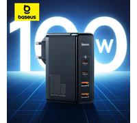 Baseus GaN2 Pro- Szybka ladowarka 2xUSB + 2xUSB-C 100W (nero)