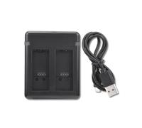 Caricatore Batteria Doppio Canale per 9 - caricatore 5v 2a, presa usb da muro 5v 2a, ricarica rapida Type-C Micro USB, doppio slot, protezione sovraccarico, compatibile action camera