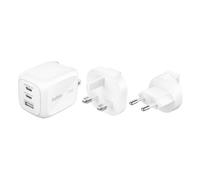 Caricatore Belkin BoostCharge Pro WCH018HQWH GaN 70W 3 Porte USB-C USB-A Bianco