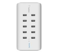 Belkin 10 Port Usb Charging Station Charger Bianco