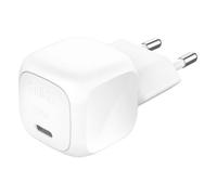 Belkin BoostCharge Caricatore USB-C cubico da 20 W, Caricabatteria rapido, Alimentatore USB C per Apple iPhone 16, 16 Pro, 16 Pro Max e altri, Samsung Galaxy S24, iPad, AirPods ecc, bianco