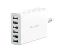 Caricatore BlitzWolf BW-S15 6 Porte USB 60W Quick Charge 3.0 Bianco