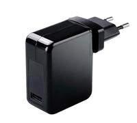 Caricatore - Caricatore universale automatico da 70 W con porta USB, colore nero, compatibile con vari computer portatili.