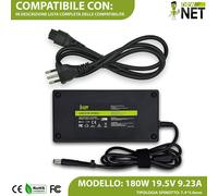 Caricatore compatibile con HP ENVY AiO 27-b109na [19.5V 180W 7.4x5.0mm]