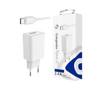 Caricatore compatibile con Samsung Galaxy A52s 5G SM-A528B adattatore e cavo USB