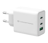 Caricatore Conceptronic ALTHEA12W USB-C GaN 65W Quick Charge 3.0 Bianco