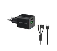 Conceptronic Althea16b 2-Port 33W Gan Usb Pd Charger Caricabatterie Cellulare