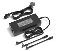 Caricatore da 180 W per computer portatili da gioco, compatibile con MSI Stealth Thin GF63 GF65 GF75 GS63 GS65 GS73 GS75 GS60 GS70 GS40 GF62 Sword 15 Crosshair 15 17 e cavo di alimentazione Gigabyte