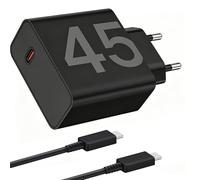Caricatore da 45 W per Motorola USB C, cavo di ricarica e dati, 2 m, adattatore USB C, alimentatore di rete per Motorola Edge 50, 40, 30, Moto G85, G84, G82, G73, G55, G54, G53, G52, G31, G23, G22
