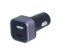 Caricatore Da Auto 2 Porte USB C PD USB-A 2,4A Ricarica Rapido Massimo 32W
