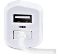 CARICATORE DA AUTO BIANCO 2XUSB NEW